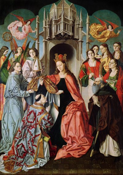 Presentation of the Chasuble to St. Ildefonso by Master of San Ildefonso